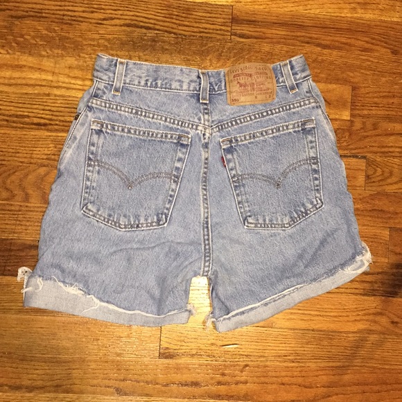 Levi's Pants - Levi light colored jean shorts.